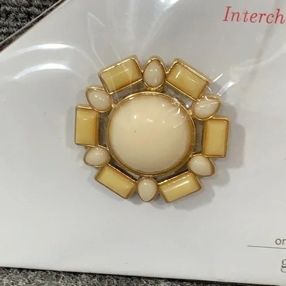 Lindsay Phillips Interchangeable Shoe Snaps One Size Geri Decorative Bling Charm - Picture 5 of 9